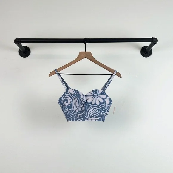 NWT Free People Movement Double Take Printed Crop Tank - Picture 6 of 9